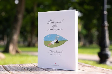 Tập thơ văn “Trời xanh của mỗi người”. (Ảnh: Nhà xuất bản Kim Đồng)