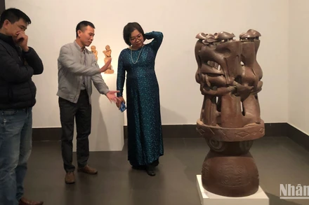 Triển lãm điêu khắc "Mùa xuân đất nước", năm 2021.