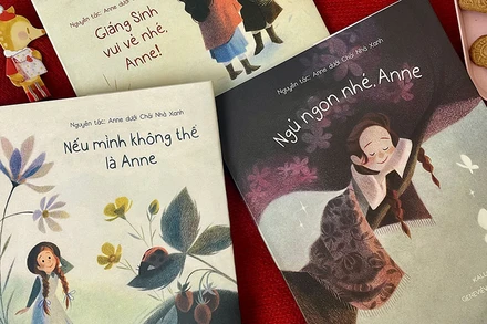 Bộ sách tranh "Anne tóc đỏ". (Ảnh: Crabit KidBooks)