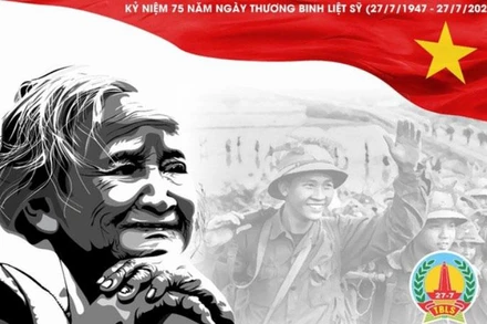 Tổ chức triển lãm "75 năm đền ơn đáp nghĩa"