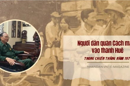 Người dẫn quân Cách mạng vào thành Huế trong chiến thắng năm 1975