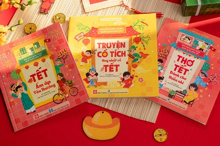 Bộ "Sách Tết 2024". (Ảnh: Đinh Tị Books)