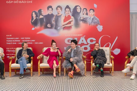 Live concert của nhạc sĩ Giáng Son có sự tham gia của nhiều nghệ sĩ tên tuổi. (Ảnh: Ban tổ chức)