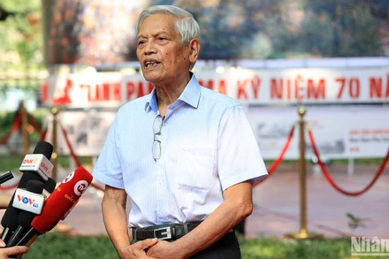 Nhạc sĩ Doãn Nho. (Ảnh: HÀ NAM)