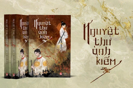 Tiểu thuyết "Nguyệt thư ảnh kiếm". (Ảnh: Nhà xuất bản Phụ nữ Việt Nam)
