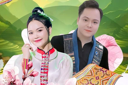 Hai nghệ sĩ Lê Thanh Phong và Hà Quỳnh Như. (Poster chương trình)