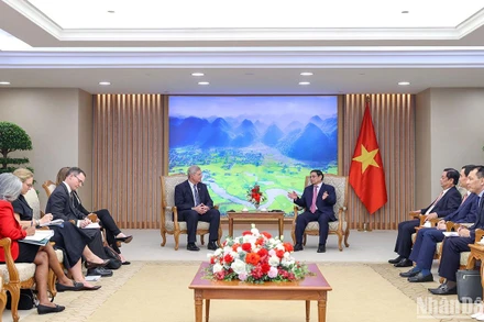 Thủ tướng Phạm Minh Chính tiếp Bộ trưởng Nông nghiệp Hoa Kỳ Thomas Vilsack.