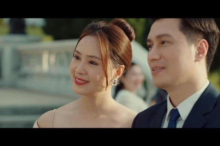 Hồng Diễm và Việt Anh trong phim. (Ảnh: VFC)