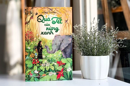 Tập truyện "Quà Tết của rừng xanh". (Ảnh: NXB Kim Đồng)