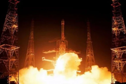 Quang cảnh vụ phóng. (Nguồn: cnbctv18)