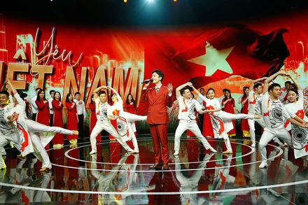 Chương trình Giai điệu Việt Nam với chủ đề "Khát vọng xanh". (Ảnh: VTV)