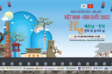 Ngày hội Ẩm thực, Văn hóa Việt Nam - Hàn Quốc. (Ảnh: Ban tổ chức)