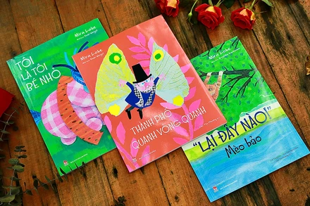 Các tác phẩm truyện tranh của tác giả Mira Lobe. (Ảnh: Nhà xuất bản Kim Đồng)