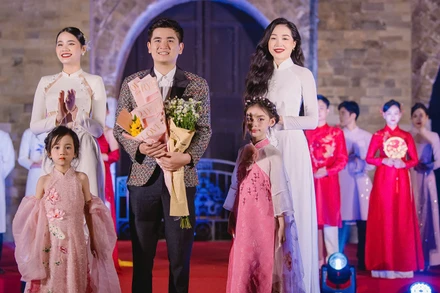 Bộ sưu tập của nhà thiết kế Nguyễn Minh Long được trình diễn tại Ngày hội Di sản văn hóa Việt Nam. (Ảnh: Nhân vật cung cấp)