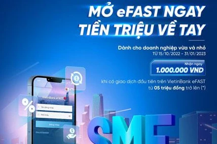 Mở eFAST ngay, tiền triệu về tay