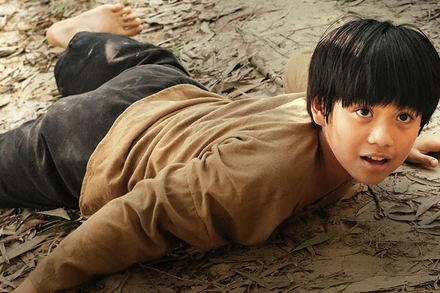 Diễn viên nhí Huỳnh Hạo Khang trong phim "Đất rừng phương nam" phiên bản điện ảnh. (Ảnh: Đoàn làm phim)