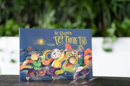 Sách "Kể chuyện Tết Trung thu". (Ảnh: NXB Kim Đồng)