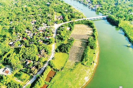 Làng cổ Phước Tích. (Ảnh: LÊ LỘC)