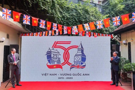 Công bố logo chính thức. (Ảnh: Đại sứ quán Anh tại Việt Nam)