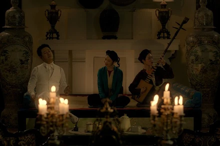 Cảnh trong phim "Đào, Phở và Piano".