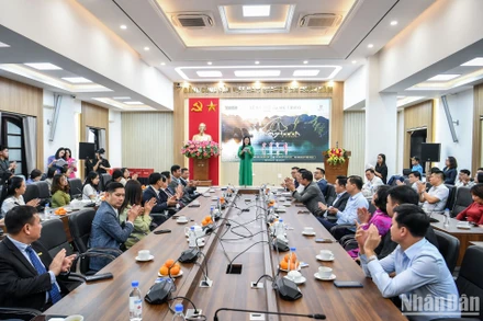 Buổi họp báo thu hút sự quan tâm của đông đảo báo giới, các hãng lữ hành, du lịch... (Ảnh: THÀNH ĐẠT)