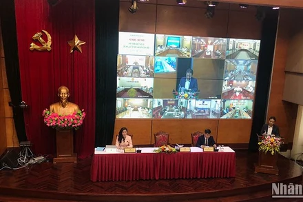 Thứ trưởng Hoàng Đạo Cương phát biểu tại Hội nghị.