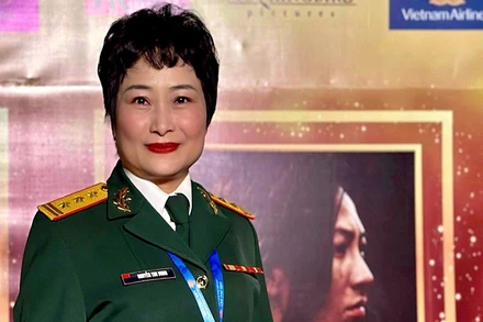 Thượng tá Nguyễn Thu Dung – Giám đốc Điện ảnh Quân đội nhân dân. (Ảnh: Điện ảnh Quân đội nhân dân)