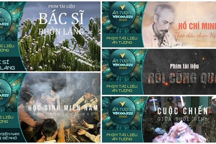 Các đề cử Phim tài liệu ấn tượng của VTV Awards 2022. (Ảnh: VTV)