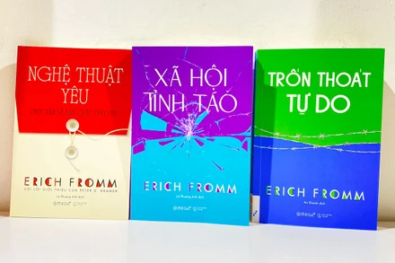 Bộ sách "Yêu Tỉnh Táo" của Erich Fromm. (Ảnh: Omega+)