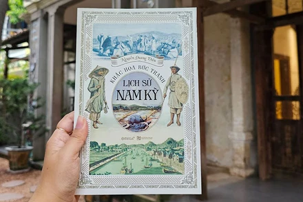 Cuốn sách “Khắc họa bức tranh lịch sử Nam Kỳ” (Ảnh: Omega Plus Books)
