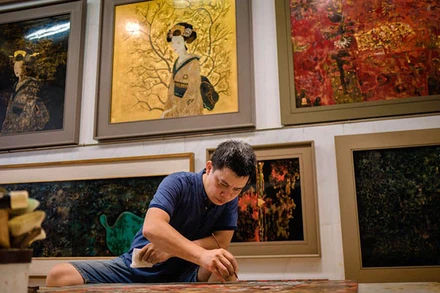 Tiến sĩ, họa sĩ Triệu Khắc Tiến. (Ảnh: The Muse Art)