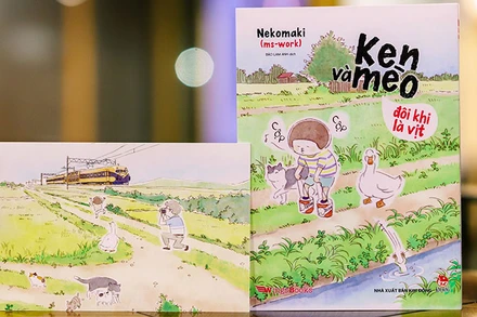 Bộ truyện “Ken và mèo – Đôi khi là vịt”. (Ảnh: Nhà xuất bản Kim Đồng)