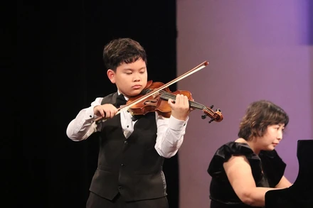 Một tiết mục biểu diễn chào mừng tại Lễ bế mạc.