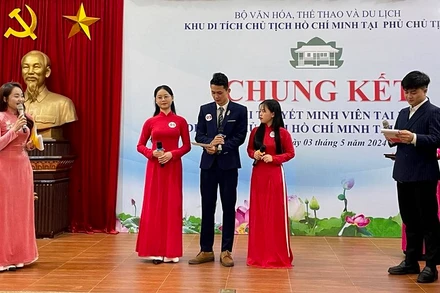 Phần thi của các sinh viên Trường đại học Văn hóa tại vòng chung kết.