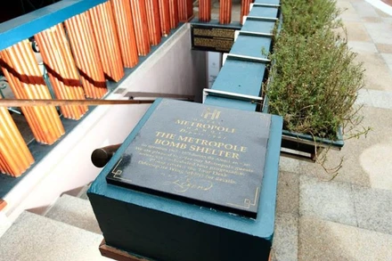 Hầm tránh bom tại khách sạn Metropole. (Ảnh: Khách sạn Metropole).