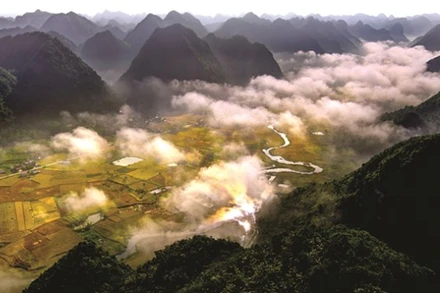 Vẻ đẹp của thung lũng Bắc Sơn, Việt Nam. (Ảnh: Cục Mỹ thuật, Nhiếp ảnh và Triển lãm)