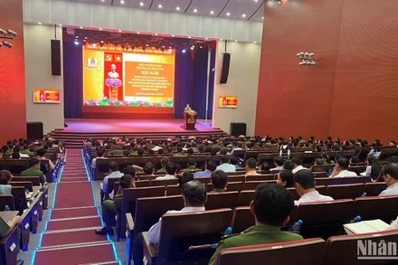 Quang cảnh Hội nghị Sơ kết công tác nhân quyền 6 tháng đầu năm 2024 và tập huấn công tác nhân quyền năm 2024 tại Bình Dương. (Ảnh: BAN TỔ CHỨC)