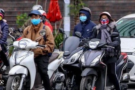 Khu vực Hà Nội có mưa vài nơi, trời rét với nhiệt độ thấp nhất 13-15 độ C. (Ảnh minh họa)