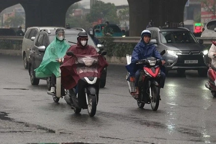 Khu vực Hà Nội nhiều mây, sáng và đêm có mưa nhỏ, mưa phùn và sương mù. (Ảnh minh họa)