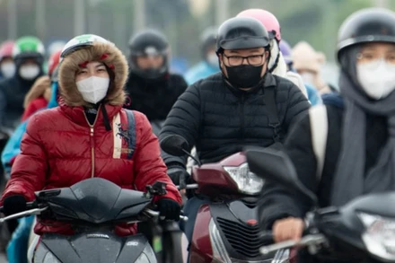 Khu vực Hà Nội có mưa vài nơi, trời rét đậm, rét hại với nhiệt độ thấp nhất 10-12 độ C. (Ảnh minh họa)