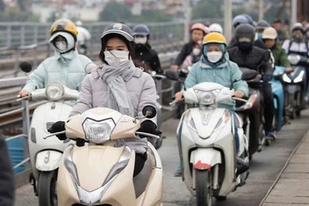 Khu vực Hà Nội từ đêm 23/2 trời rét đậm. (Ảnh minh họa)