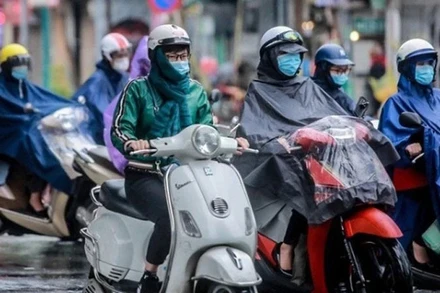 Khu vực Hà Nội từ đêm nay có mưa, mưa nhỏ rải rác, trời chuyển rét. (Ảnh minh họa)