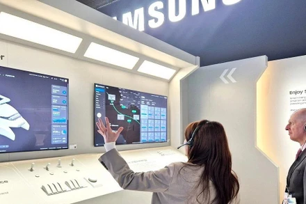 Triển lãm Điện tử Tiêu dùng (CES) 2025 khai mạc tại thành phố Las Vegas (Mỹ) vào ngày 7/1 vừa qua. (Ảnh: Yonhap/TTXVN)