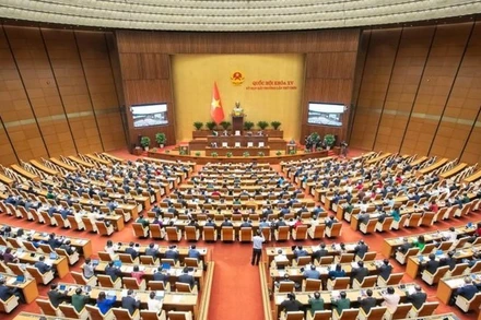 Kỳ họp bất thường lần thứ 9, Quốc hội khóa XV. Ảnh: TTXVN.