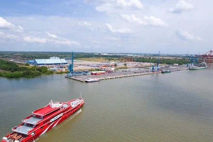 Chuyến tàu cao tốc Thành phố Hồ Chí Minh-Côn Đảo có sức chở hơn 1.000 hành khách dự kiến hoạt động trở lại vào giữa tháng 4 này. (Ảnh: QUÝ HIỀN)