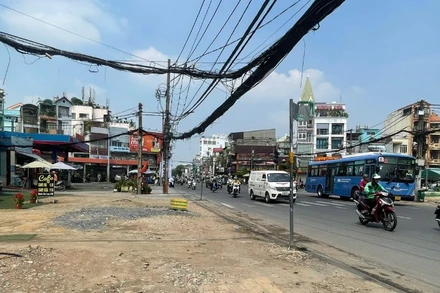 Hiện các địa phương có tuyến Metro số 2 Bến Thành-Tham Lương đi qua đã bàn giao hơn 95% mặt bằng để cuối năm 2025 khởi công xây dựng công trình. (Ảnh: QUÝ HIỀN)