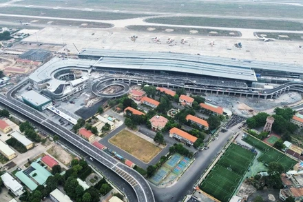 Nhà ga hành khách T3 có công suất khai thác 20 triệu hành khách/năm (ảnh: THẾ ANH)