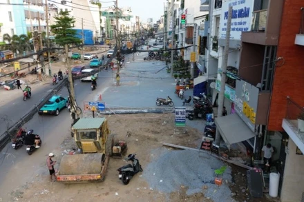 Có 3 vị trí phát triển TOD trên tuyến Metro số 2 Bến Thành-Tham Lương. (Ảnh: QUÝ HIỀN)