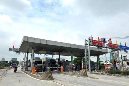 Trạm BOT Phú Hữu bắt đầu thu phí từ 0 giờ ngày 17/9/2024. (Ảnh: QUÝ HIỀN)
