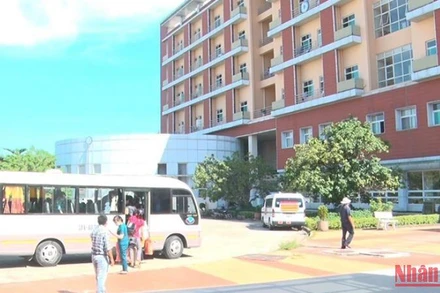 Bệnh viện đa khoa Trung ương Quảng Nam, nơi xảy ra vụ trục lợi bảo hiểm y tế.